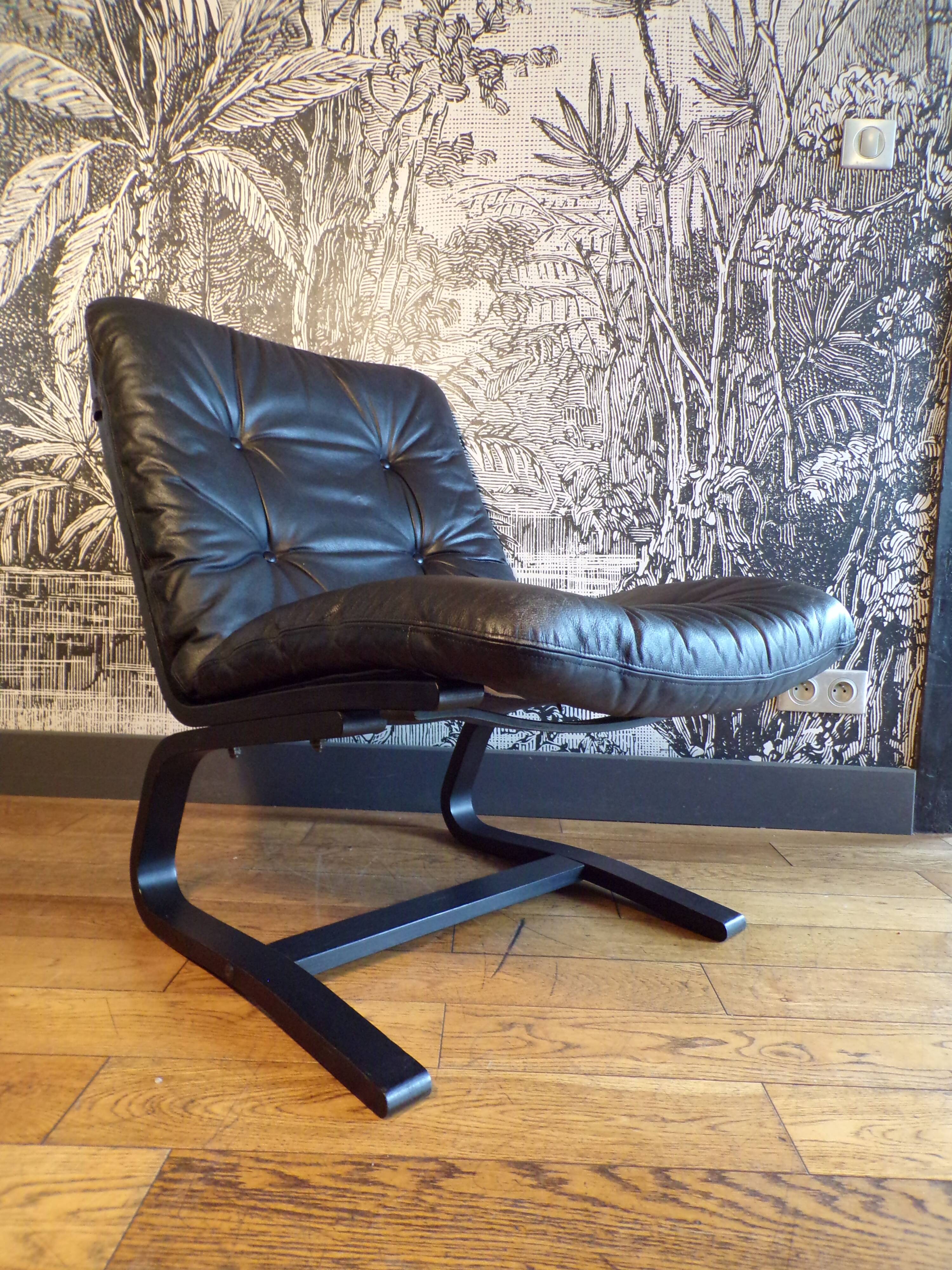 Kengu armchair by Elsa and Nordahl Solheim for Rybo Rykken & Co