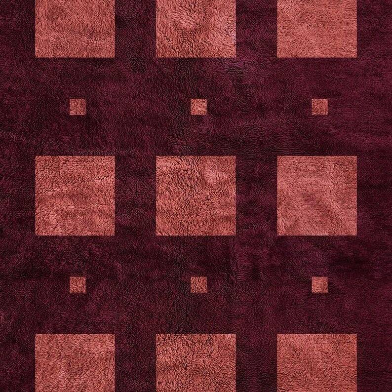 Traditional handmade pure wool rug, size 150 x 250 cm