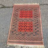 Persian rug, burgundy wool, 60x100