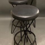 Set of 3 Thonet stools model CM127
