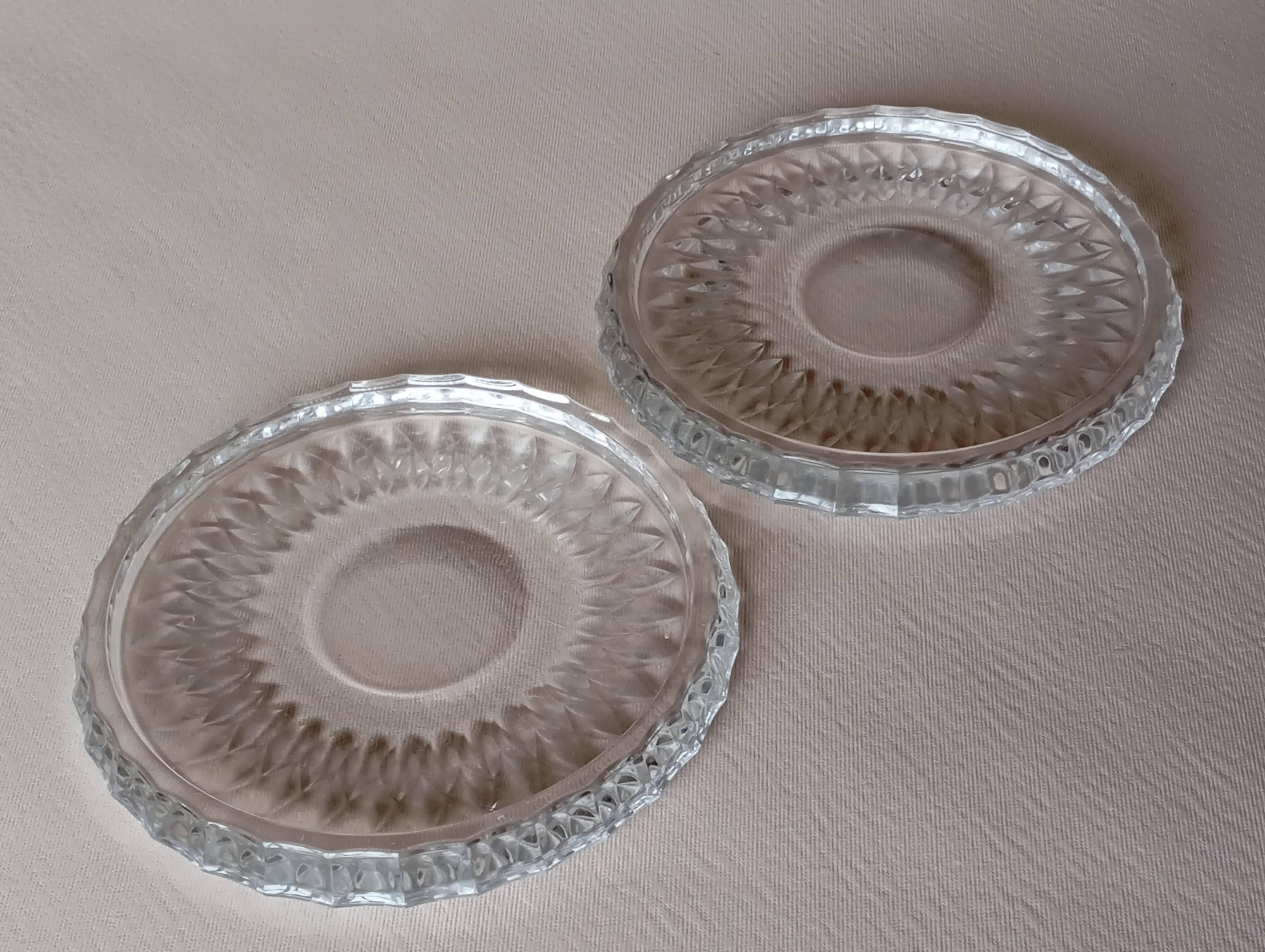 Crystal coaster Val Saint Lambert