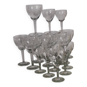 Verres à pied cristal