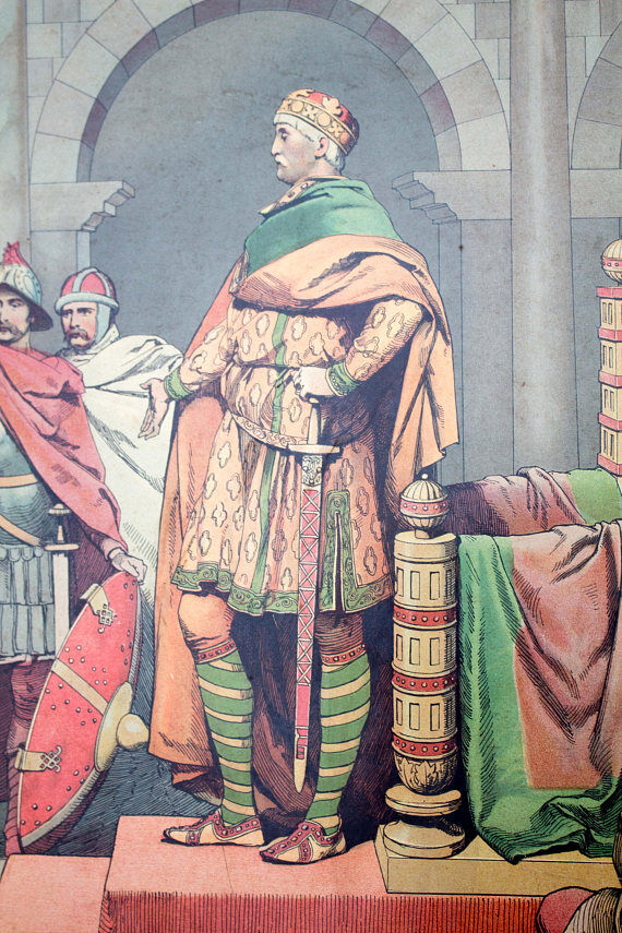 Karl the big, educational painting, 1929