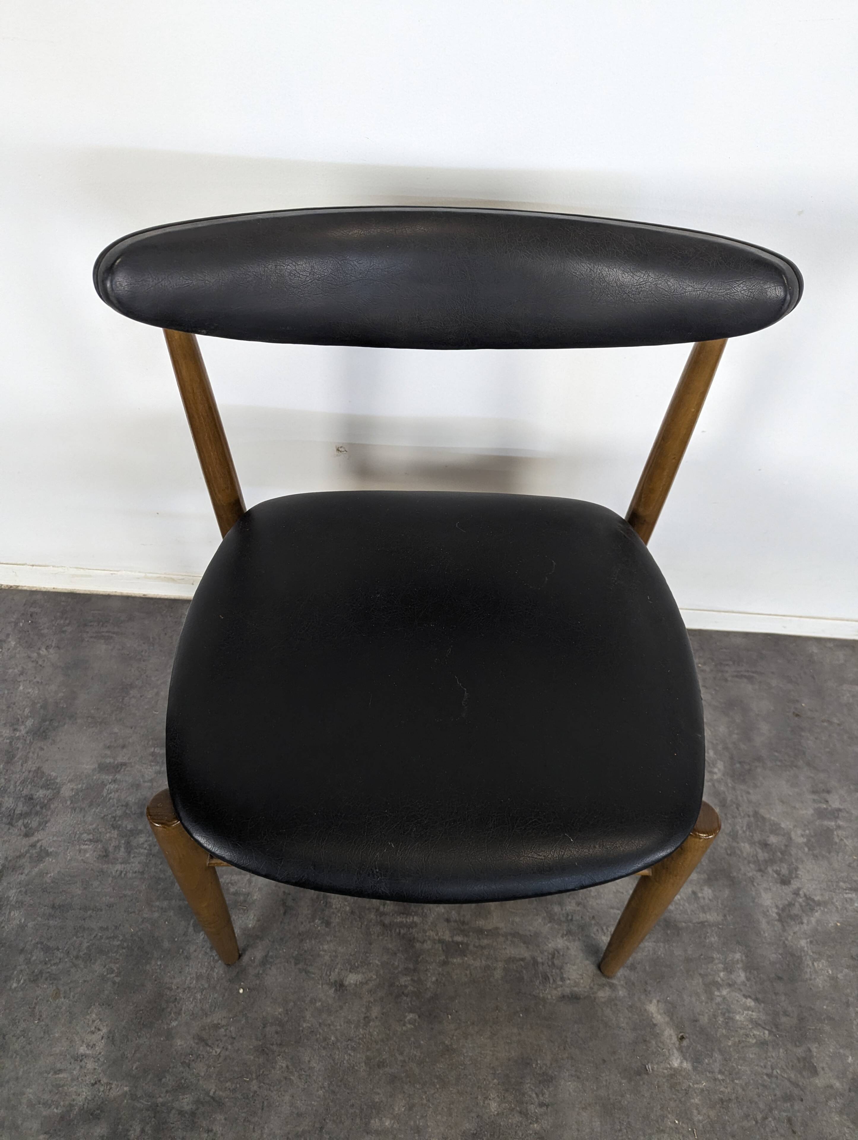 Set of 6 Scandinavian teak chairs
