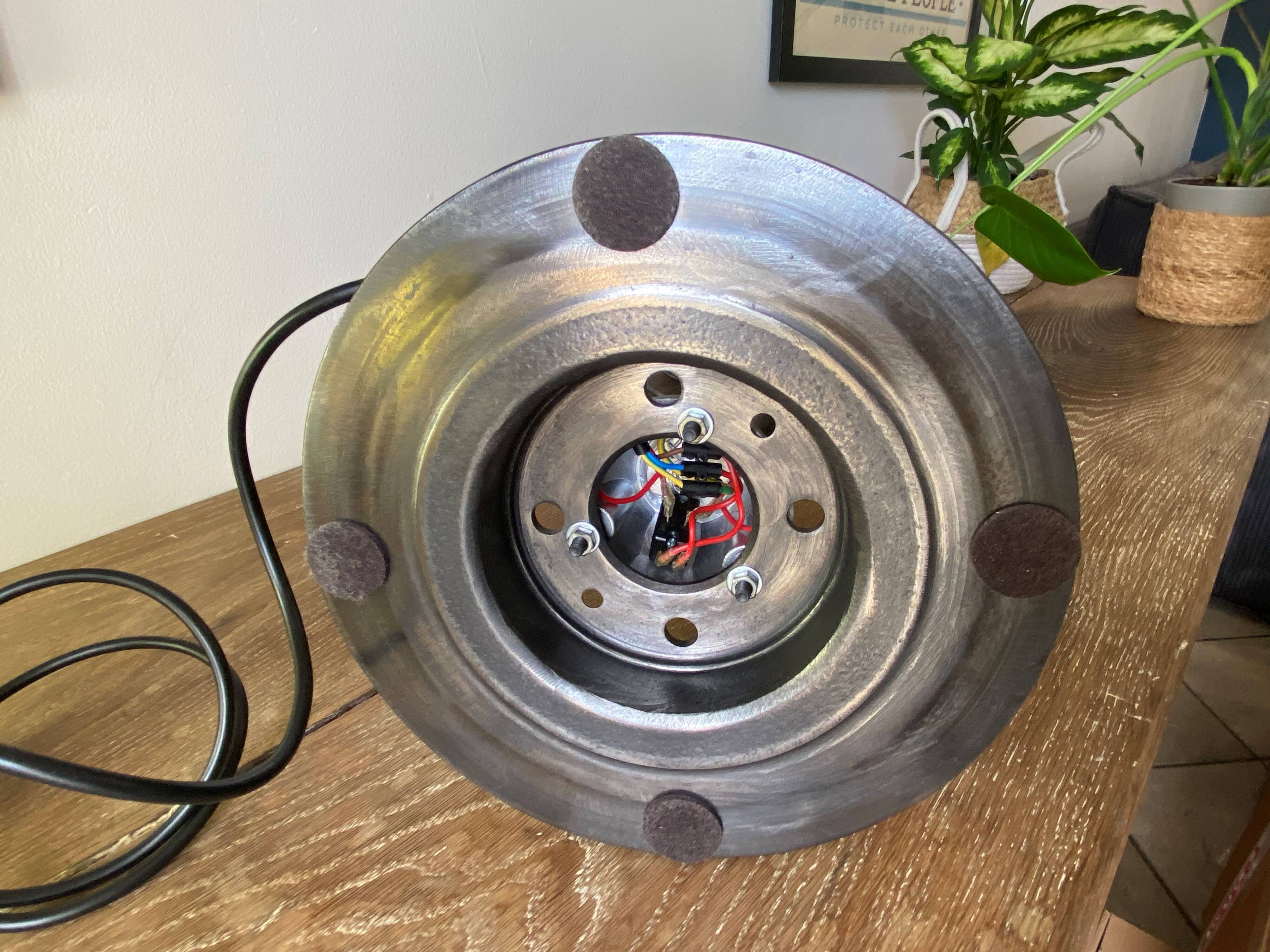 Jieldé lamp 1 arm 40cm industrial graphite Jean Louis Domecq 1950