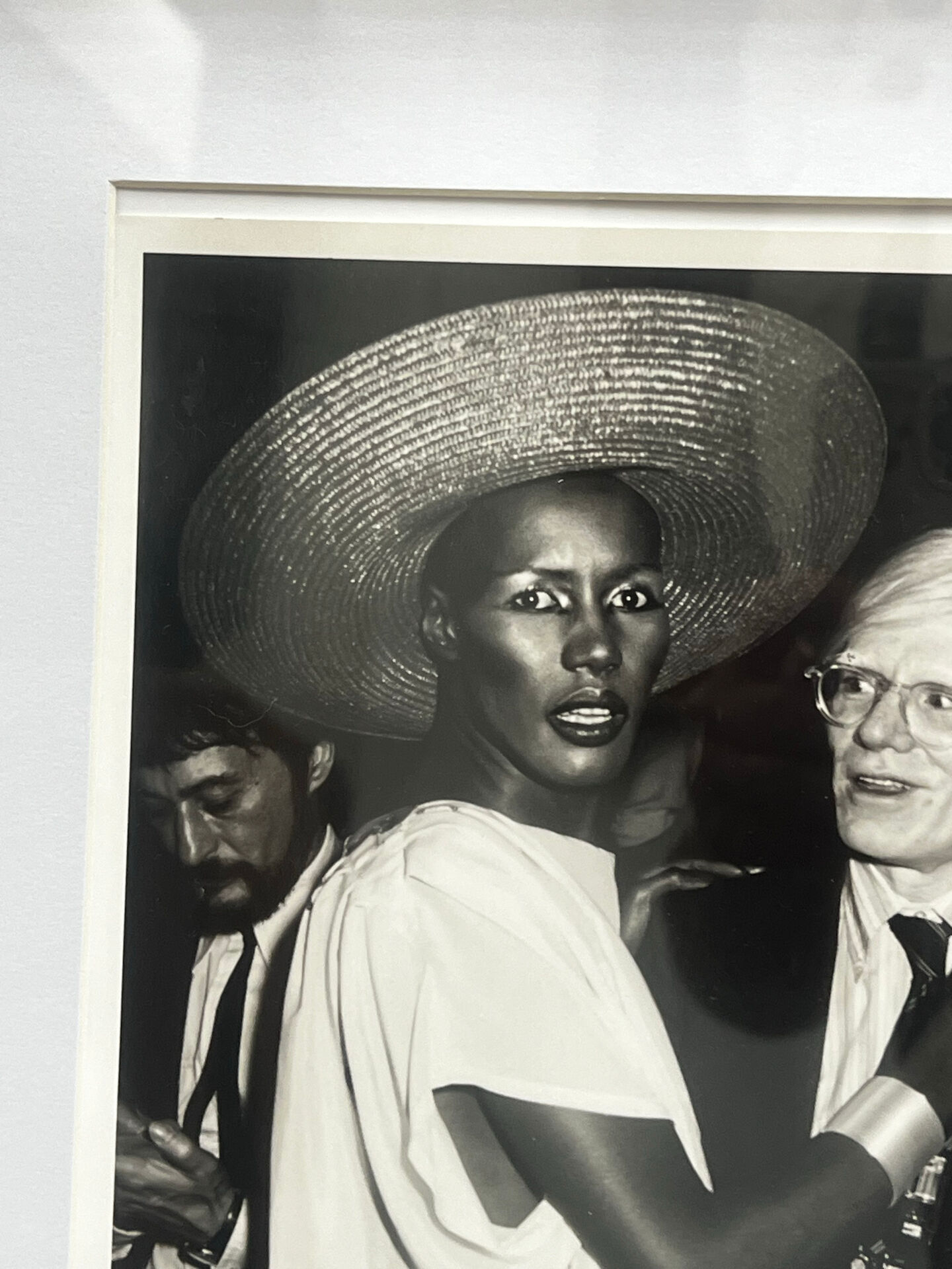 Ron Galella - Grace Jones & Andy Warhol, Studio54, 1978 Silver print