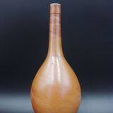 Antique glazed stoneware bottle signed EUG. VINCENT & Cie in Lyon