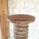 Raw wood column