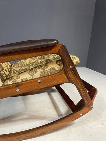 Rocking chair, Dřevotvar, 1970s, Czechoslovakia