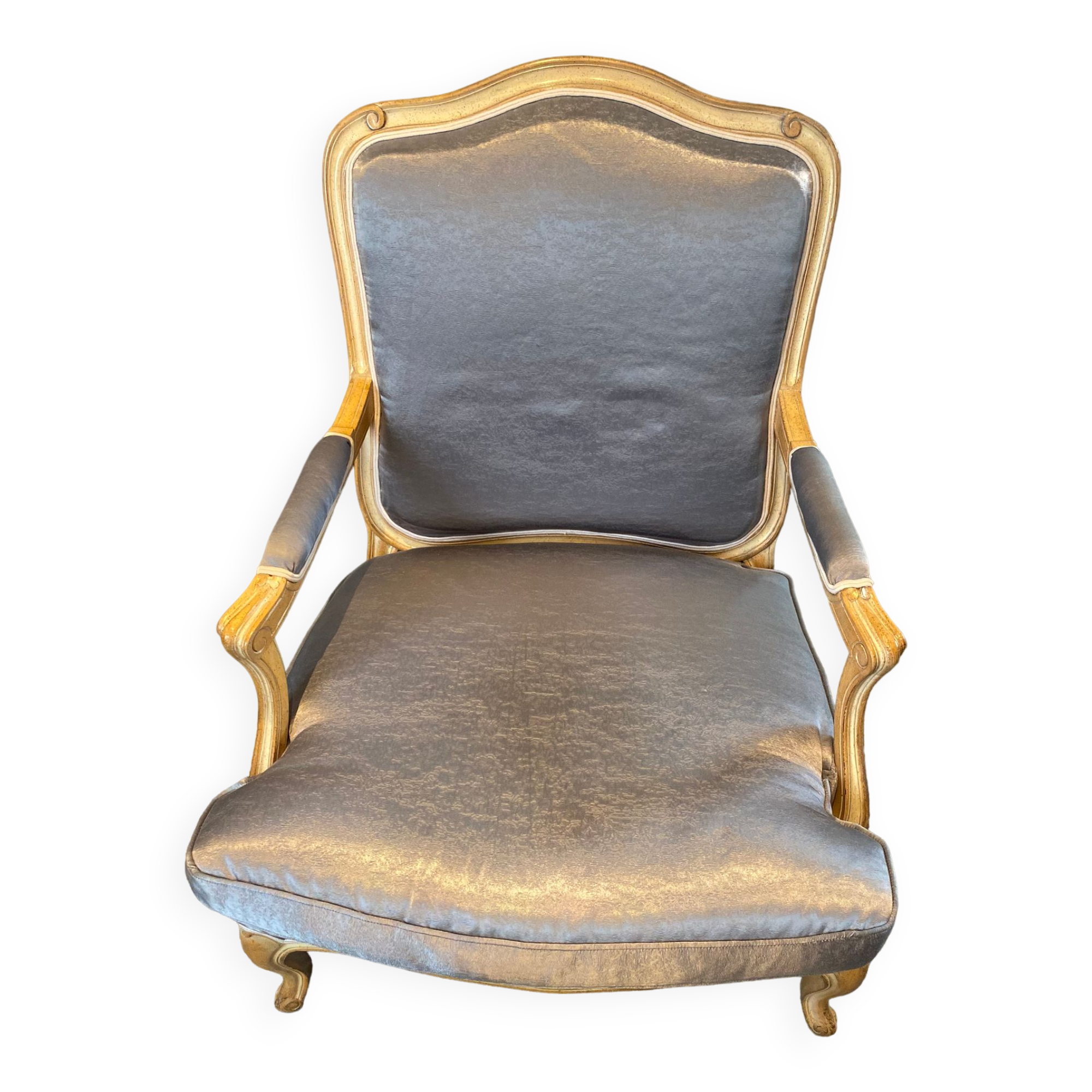 Louis XV shepherdess armchair