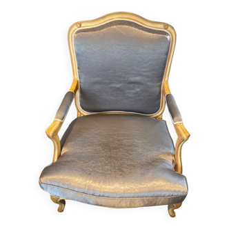 Louis XV shepherdess armchair