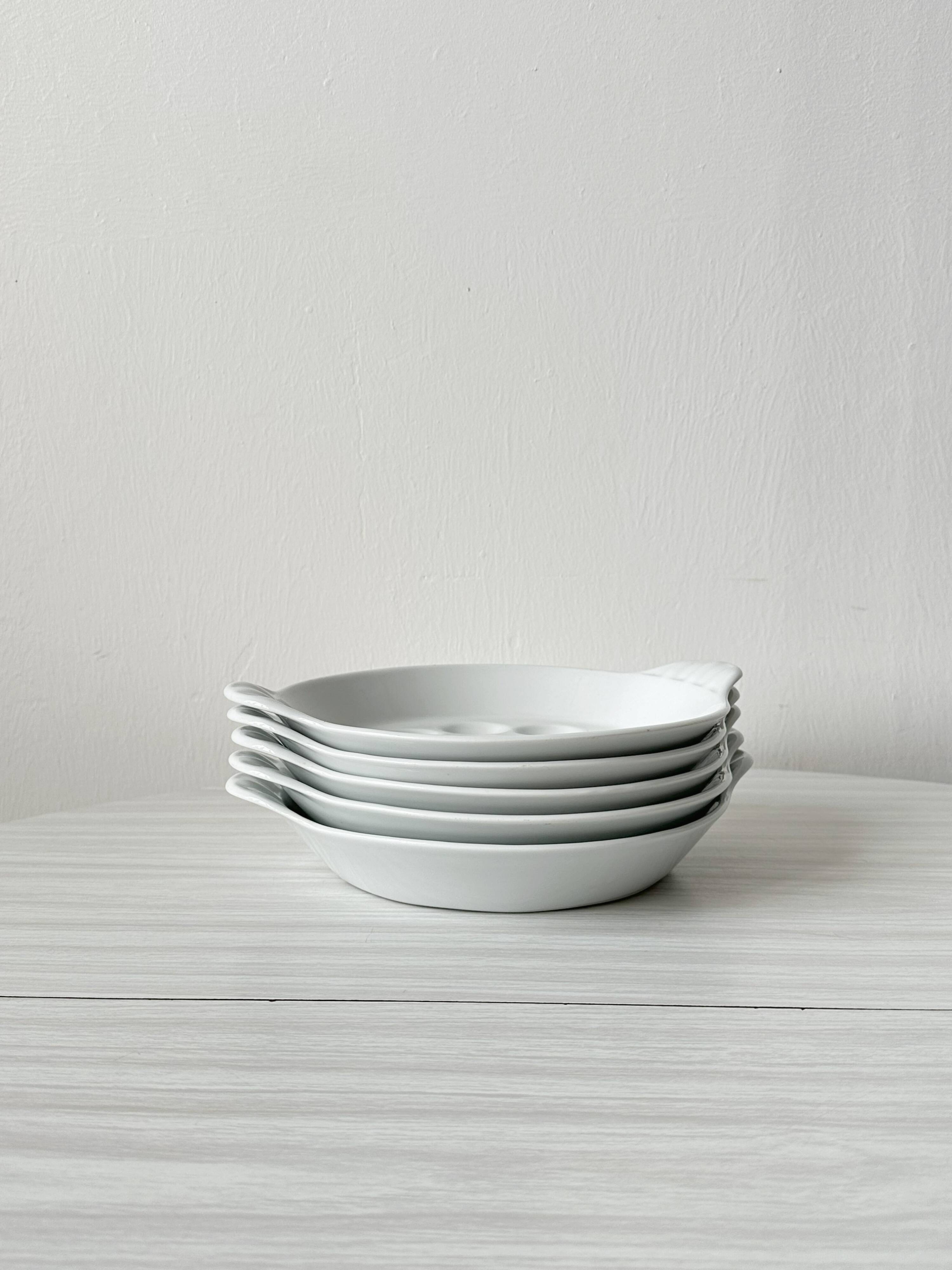 Plates - snail dishes in Reussy Porcelain