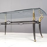 Table basse vintage de régence d'Hollywood, 1960