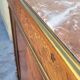 Napoleon III sideboard in floral marquetry and marble 19th century
