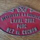 8 plaques boucherie concours