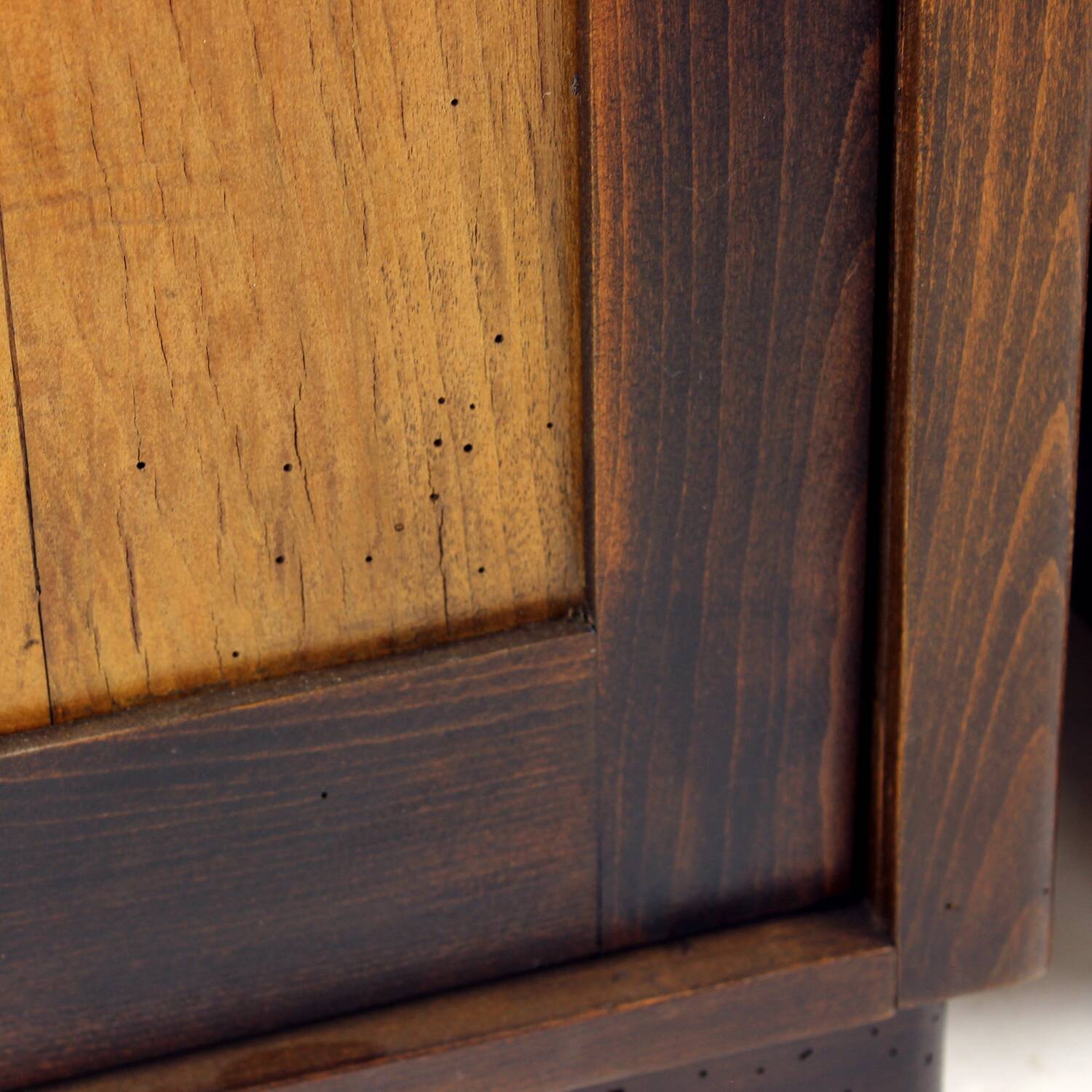 Tall Vintage Bedside Tables In Wood, Czechoslovakia 1930s