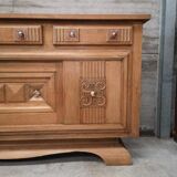 Sideboard buffet oak charles dudouyt art deco 1940