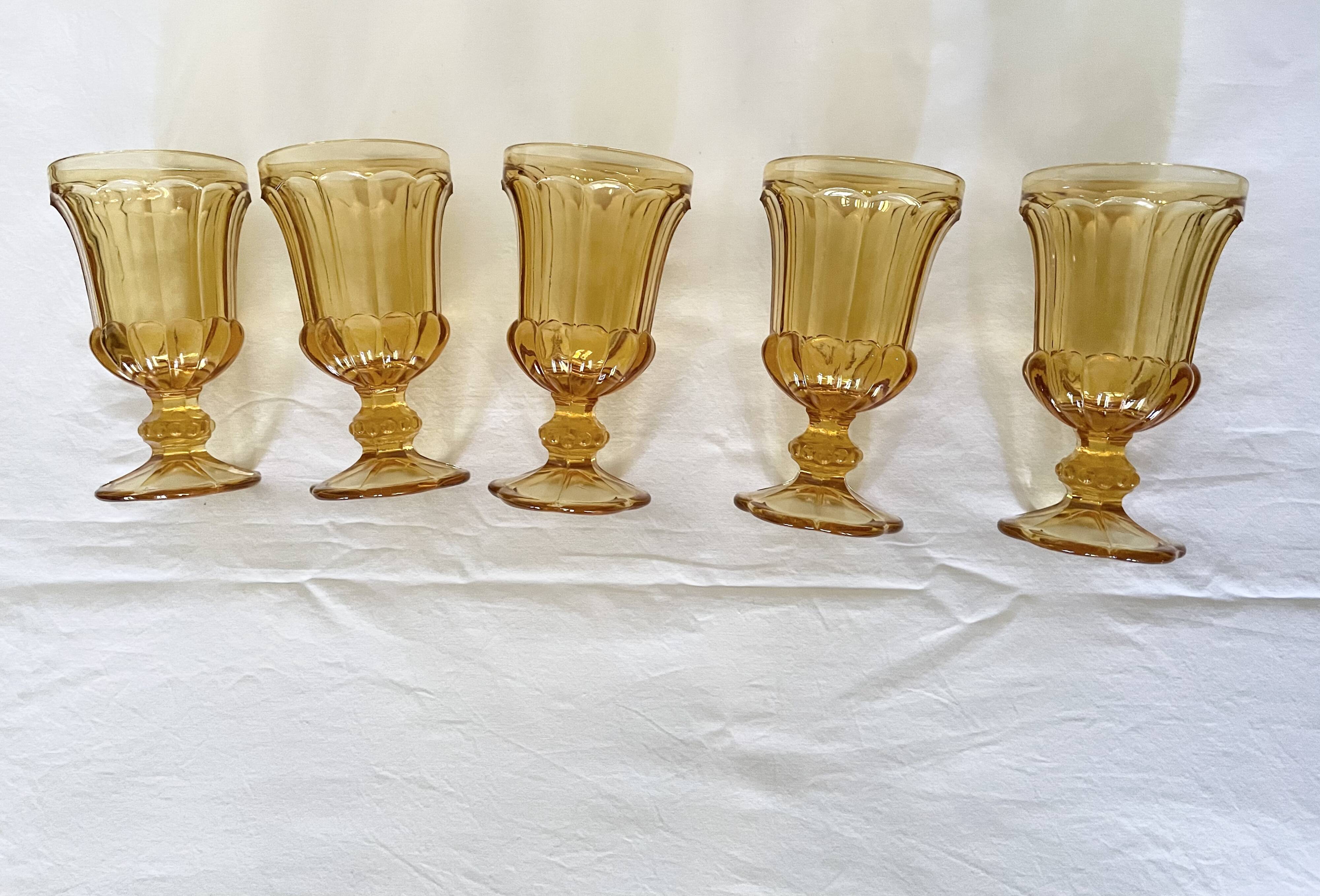 Verres ambrés
