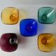 5 coupelles en verre soufflé
