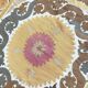 Vintage hand-embroidered tablecloth 128x131 cm