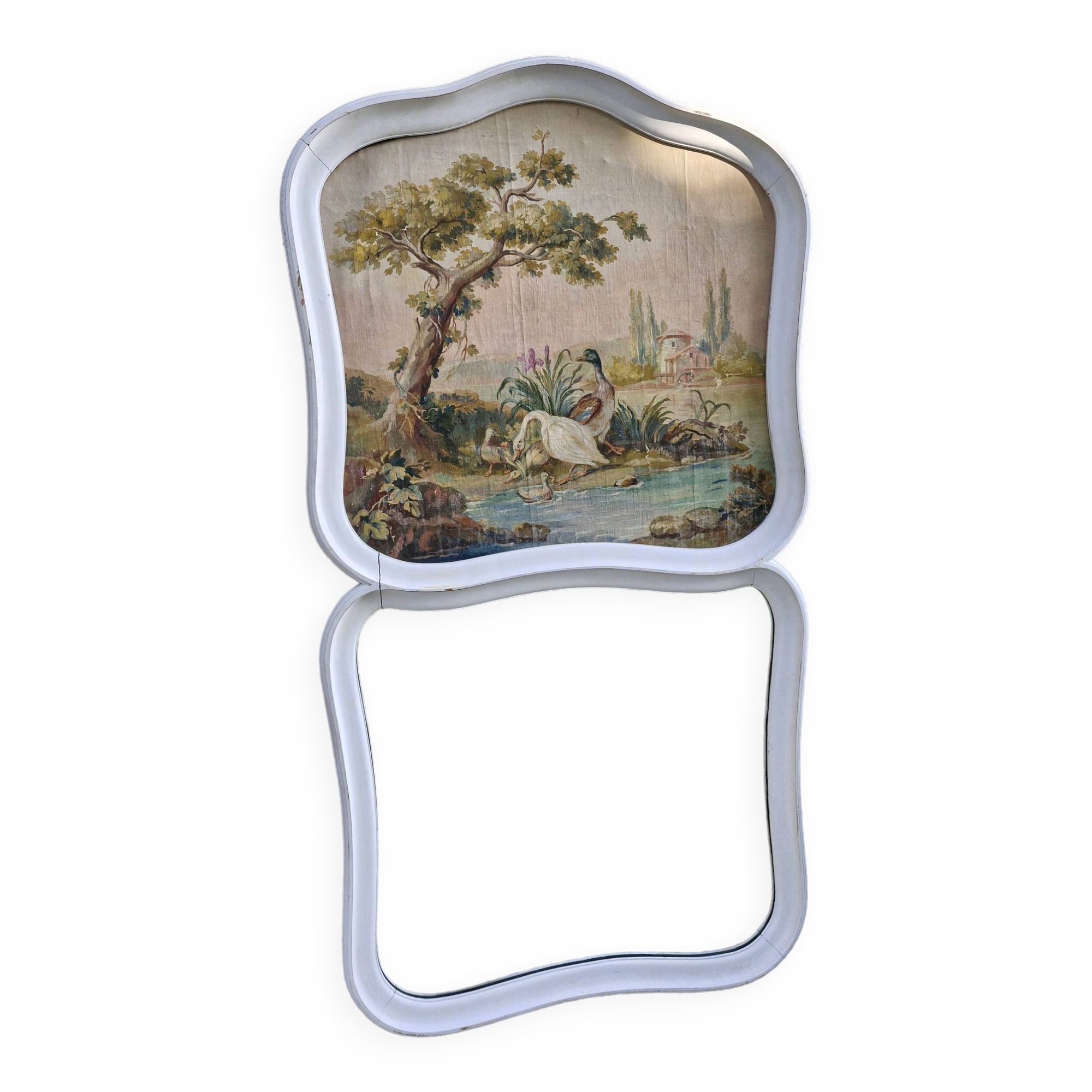 Old patinated trumeau