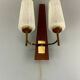 60s 70s wall light wall lamp lamp wall bag lamp teak design 60s 70s
