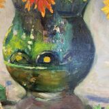 Tableau bouquet de fleurs par raymond charlot