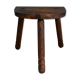 Tabouret de ferme bois tripode vintage