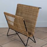 Rattan magazine rack Raoul Guys