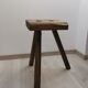 Old wooden stool tripods