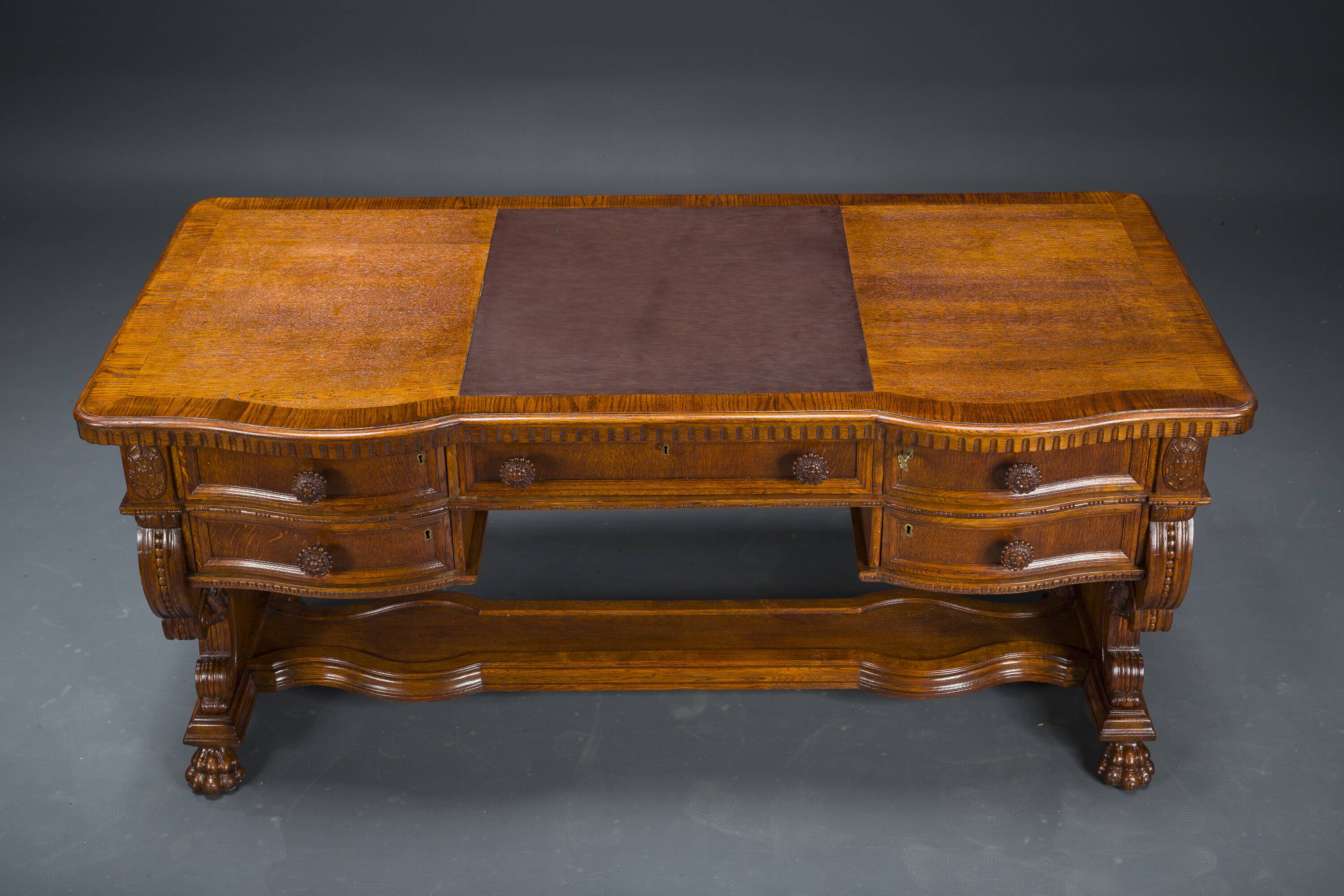 Vintage Neo-Renaissance Desk, 1920s