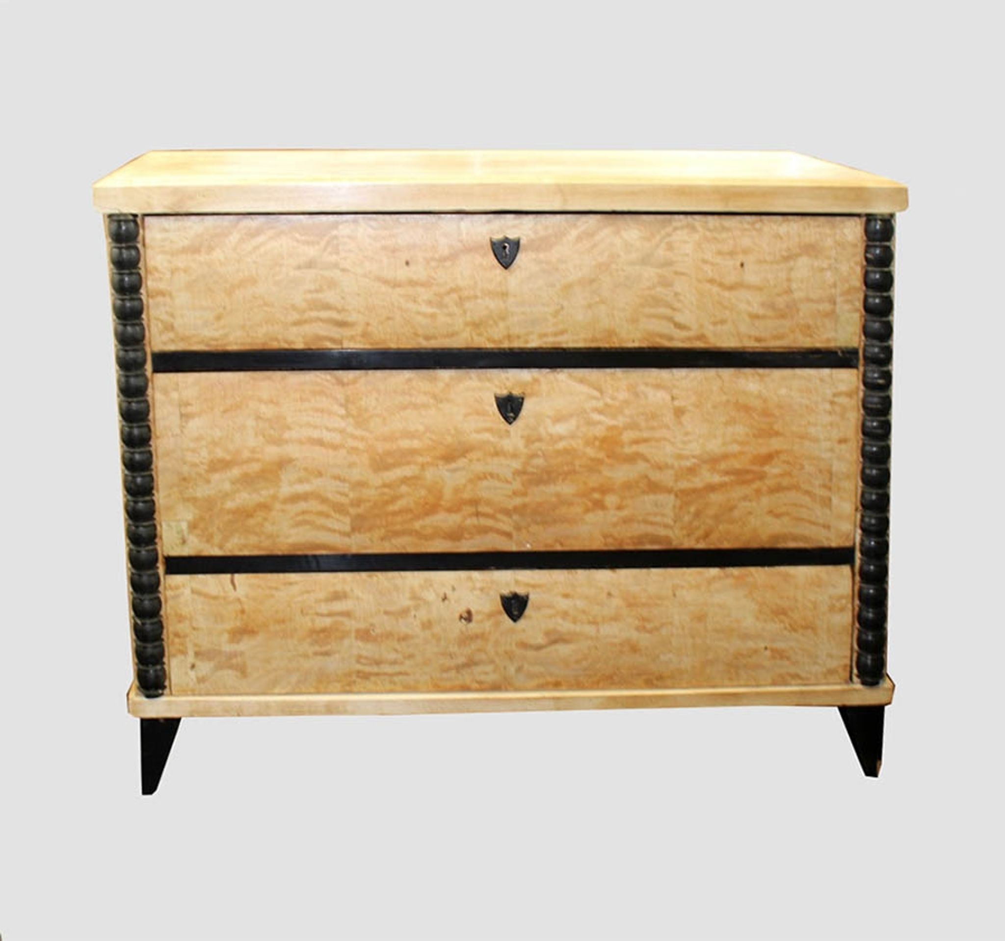 Set de commode de Biedermeier de «His» et «Son»