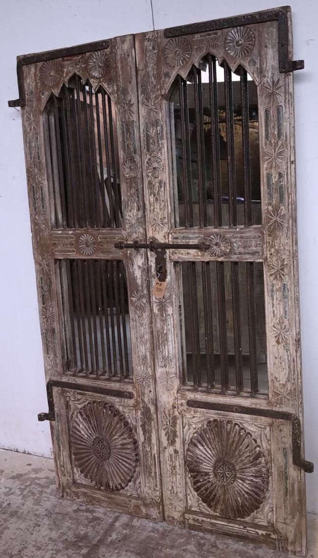 Old teak door