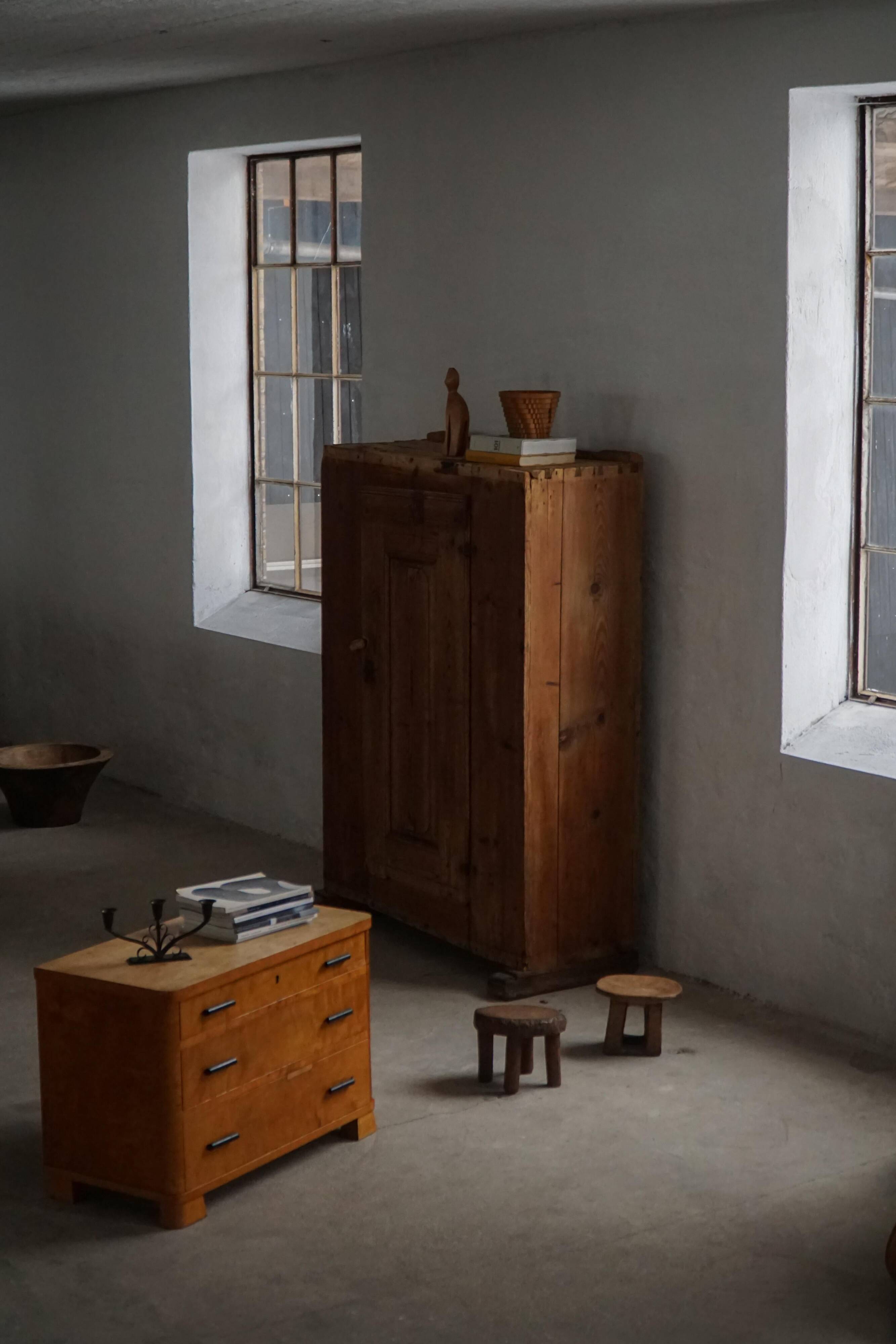 Scandinavian functionalism / Art Deco, Birch chest of drawers, 1930s–40s