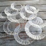 Lot of daisy dessert plates