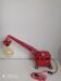 Vintage old metal toy lamp with bulbs