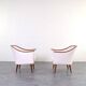 Teak Armchairs by Fredrik A. Kayser for Vatne Lenestolfabrikk, 1960s, Set o