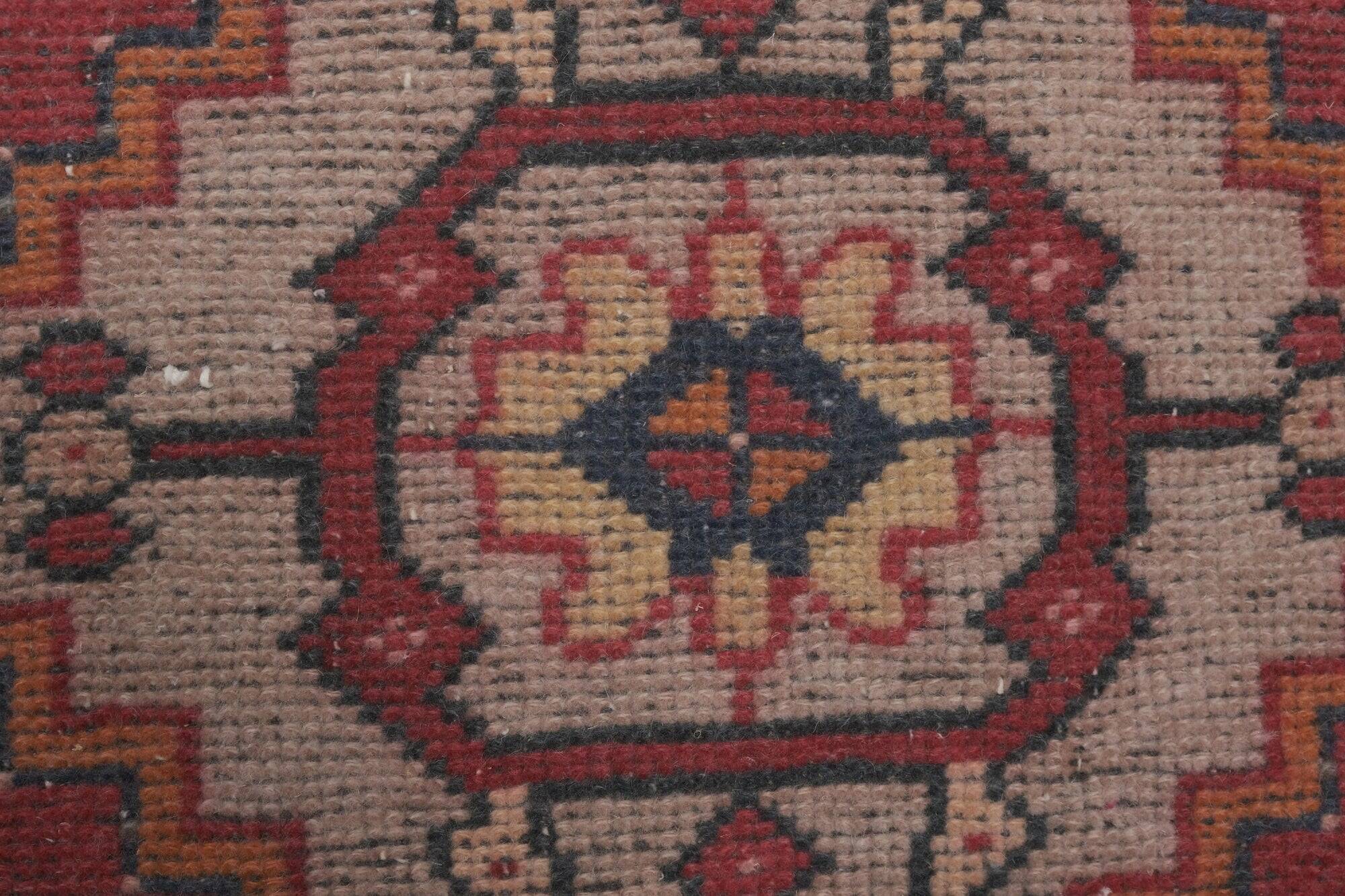 Vintage Turkish hallway rug 91x285 cm