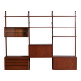 Royal System by Poul Cadovius for Cado, 1960s – Teak Wall System, 14-Piece