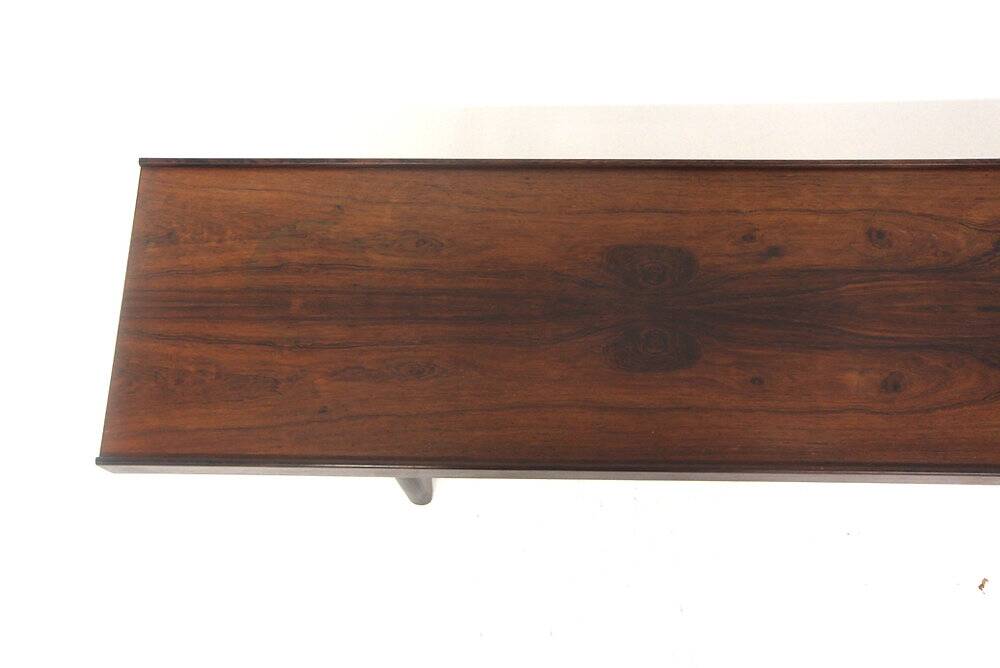 "Krobo" bench in rosewood, Torbjørn Afdal for Bruksbo, Norway, 1960