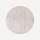 Round pink marble platter