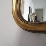 Golden mirror  50x70cm
