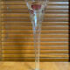 Series 9 Champagne Flutes Fine Glass Hand-Painted Floral Decor Vintage #E3