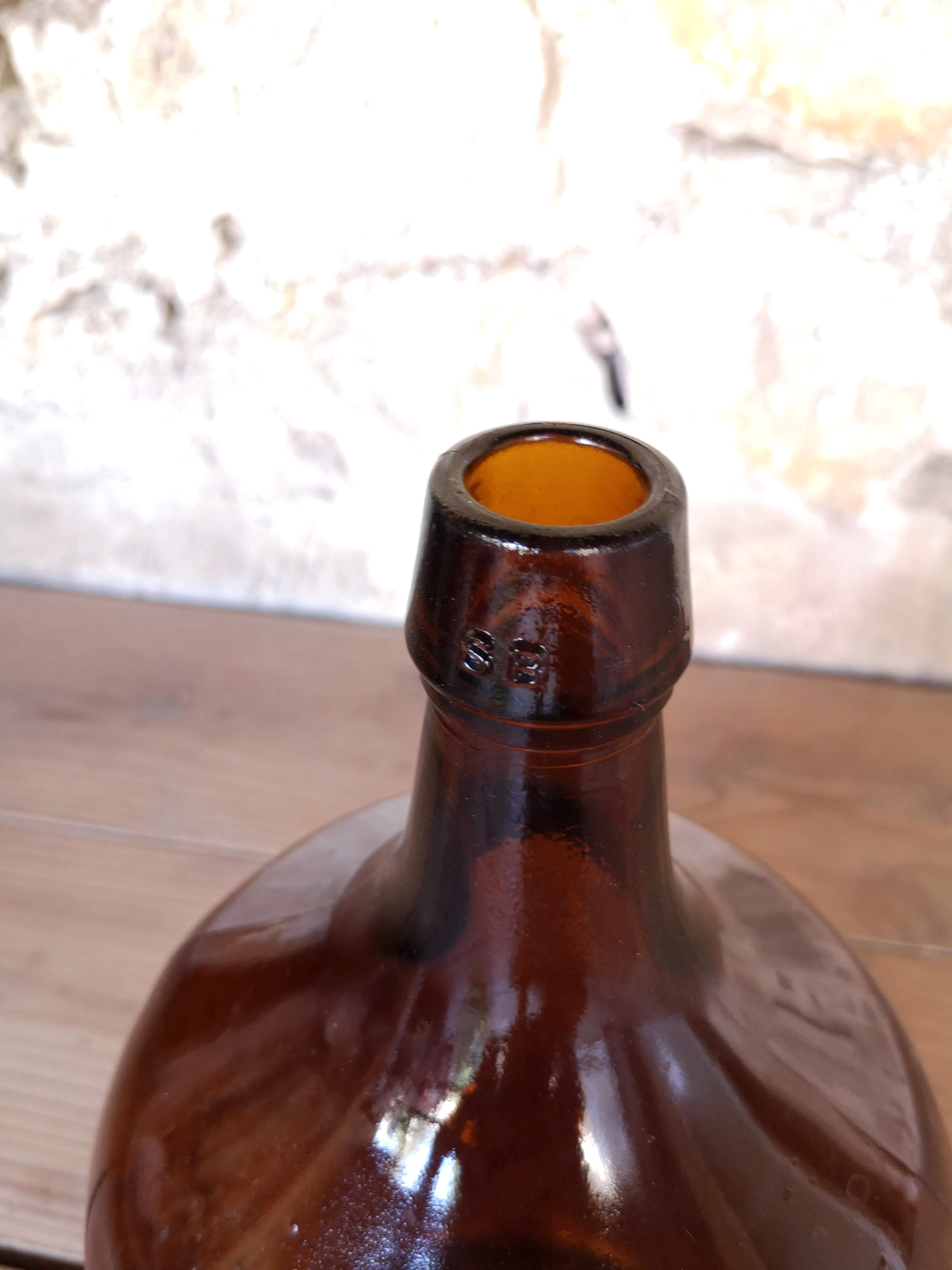 Demijohn 6L amber