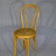 4 mismatched bistro chairs in wood and cane, Thonet, Horgen circa 1910