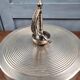 Vintage knight ice bucket – Coat of arms and sword handle – 1960s-70s