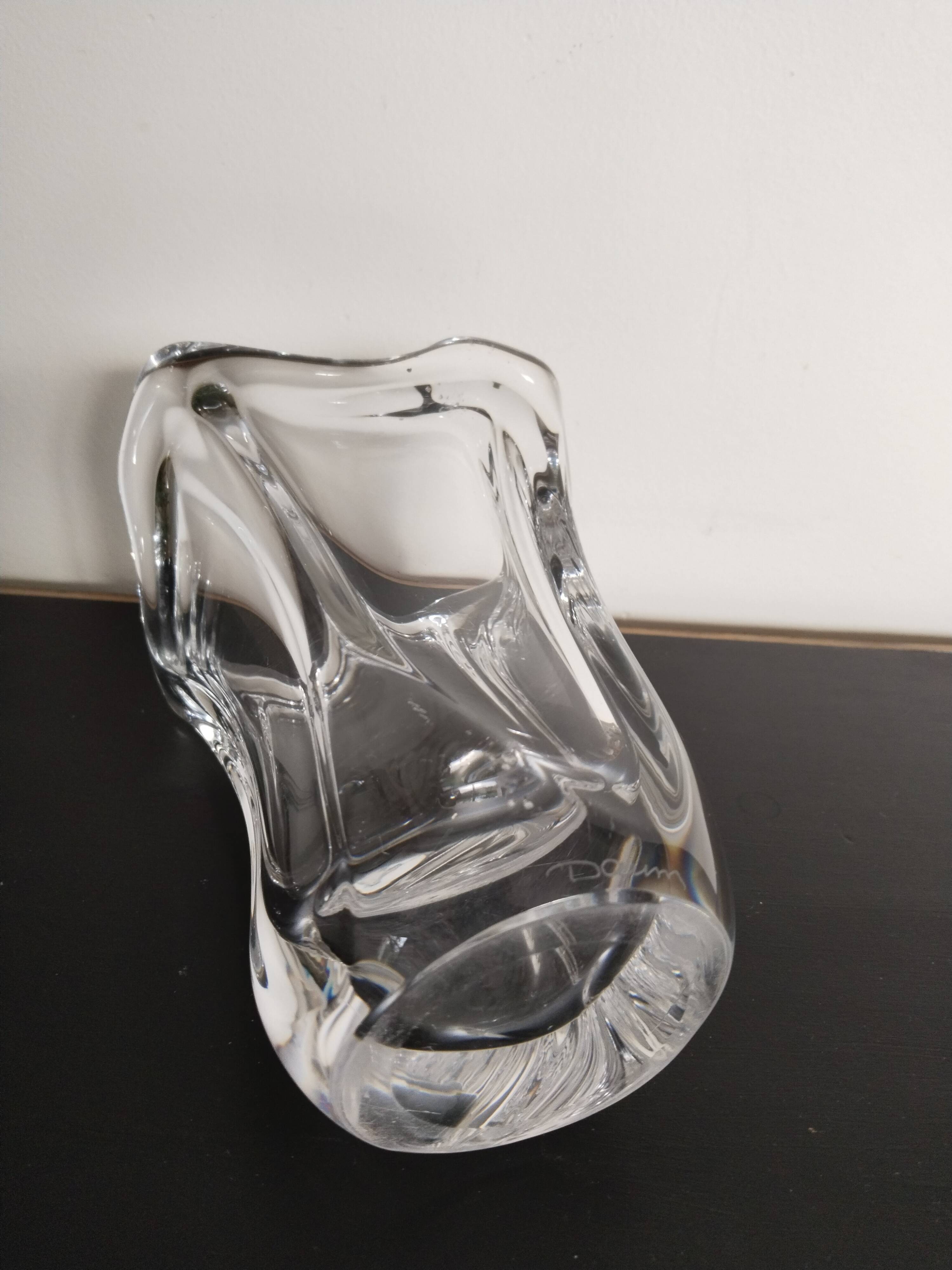 Daum crystal vase, signed, 2.2 kg