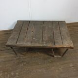 Industrial plant pallet coffee table