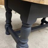 Table basse en bois peint