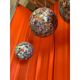 Multicolored Murrine Sphere in Contemporary Murano-Style Glass